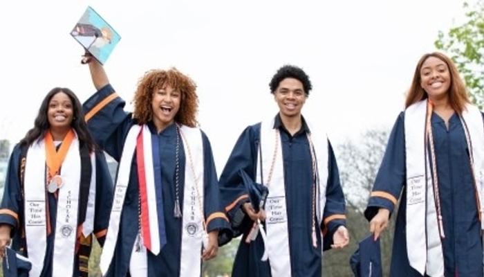 Graduates celebrating